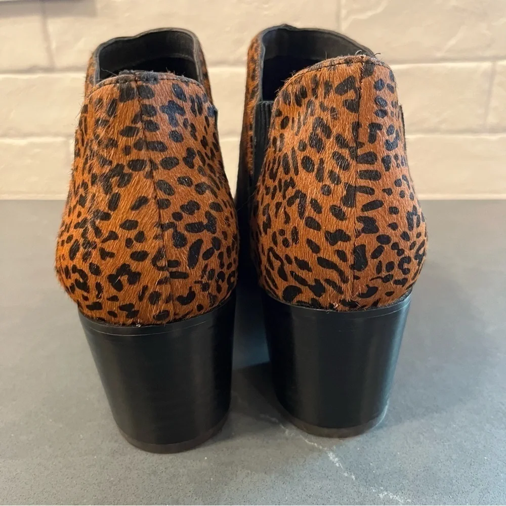 NWT sanctuary sz 9.5 Revel spotted calf hair leather ankle booties
